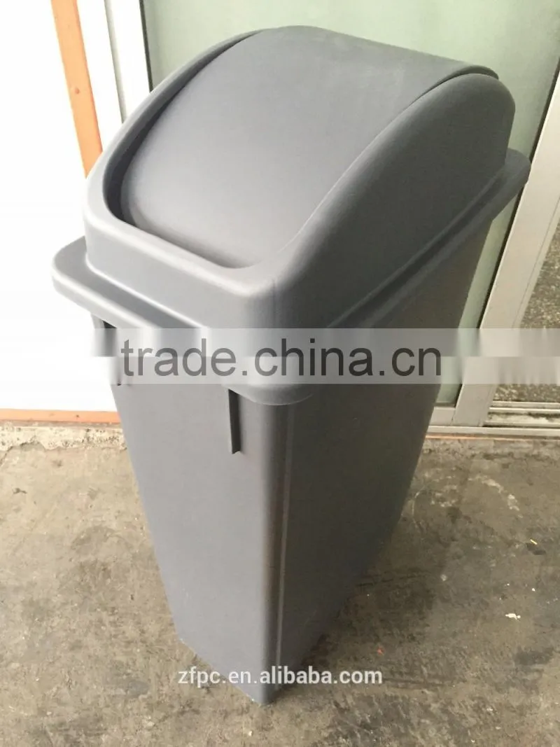 90 litre square swing bin trash container garbage bin waste can