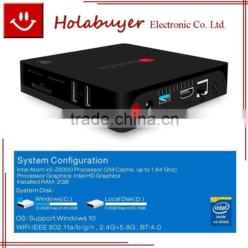 Latest USB 3.0 BT4.0 1000M LAN Win10 Quad core 2GB RAM 60GB ROM BT3 tv box