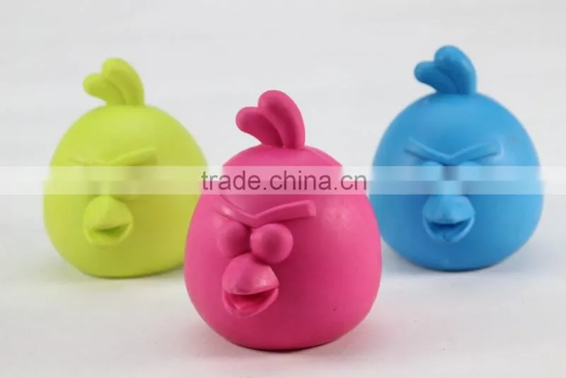 Thermoplastic rubber cartoon bird pet dog chews dog supplies