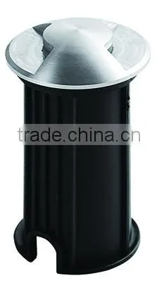 Stainless steel cover A/B/C led ground light 1W with tempered glass 10mm led ground lamp outdoor