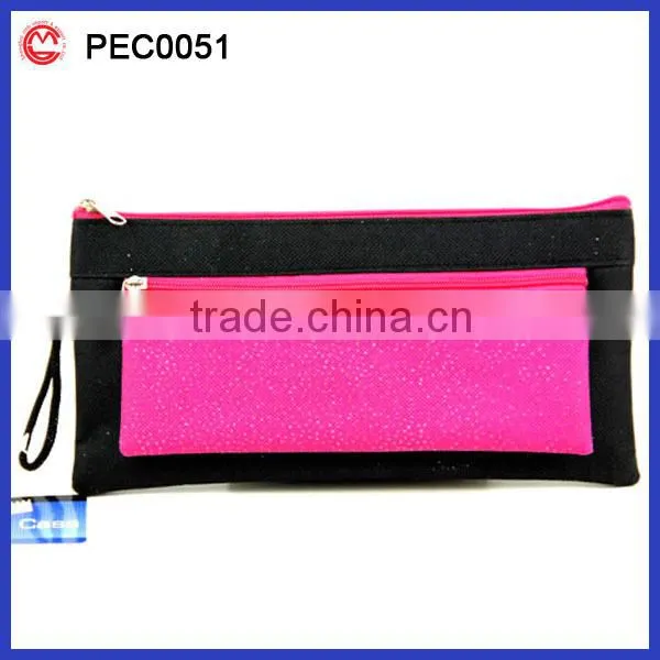 Black and Pink Student sublimation pencil case