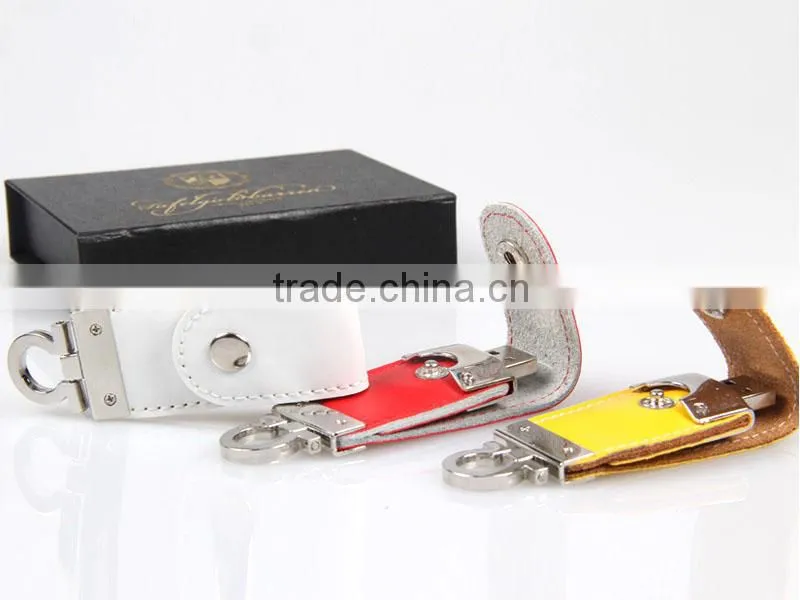 Leather usb thumbdrive flash memory 2 gb