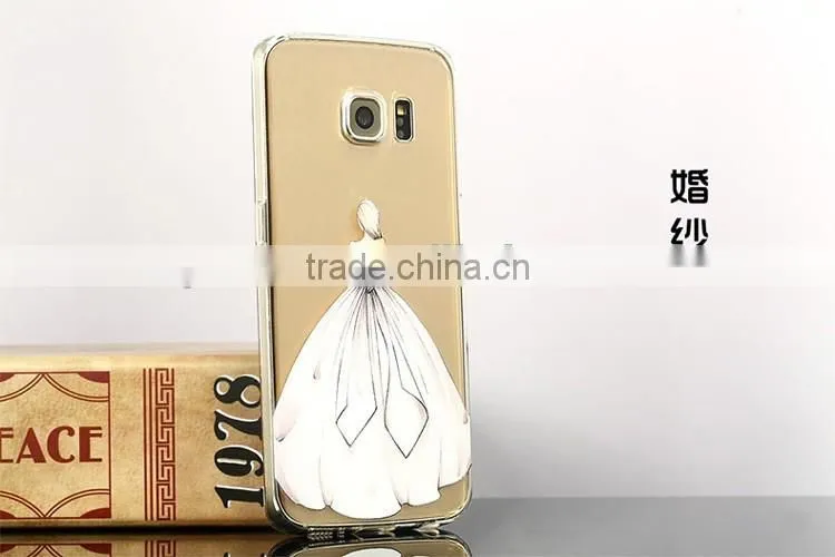 Exquisite Transparent Coloured Drawing Silicone Soft Case for Samsung