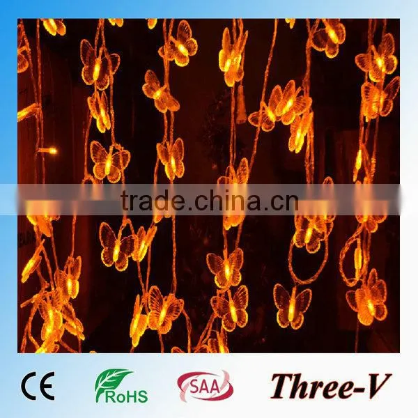 Butterfly LED Xmas lights holiday home window ceiling tree decoration string light 5M/10M 220V/110V