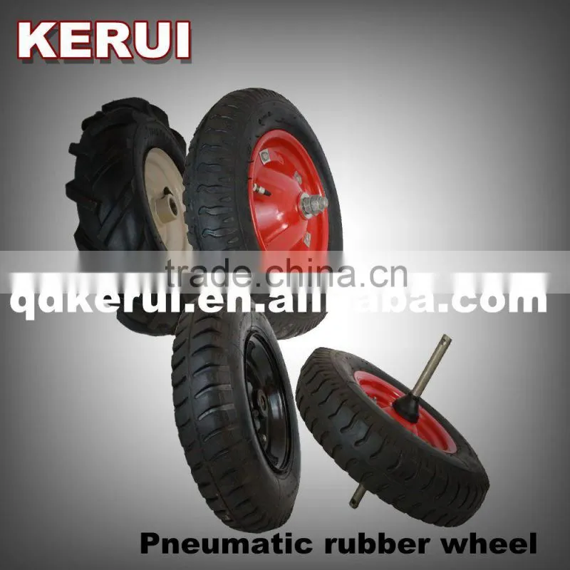 China super quality rubber wheel 3.25-8 for wheelbarrow direct manufactory supplier