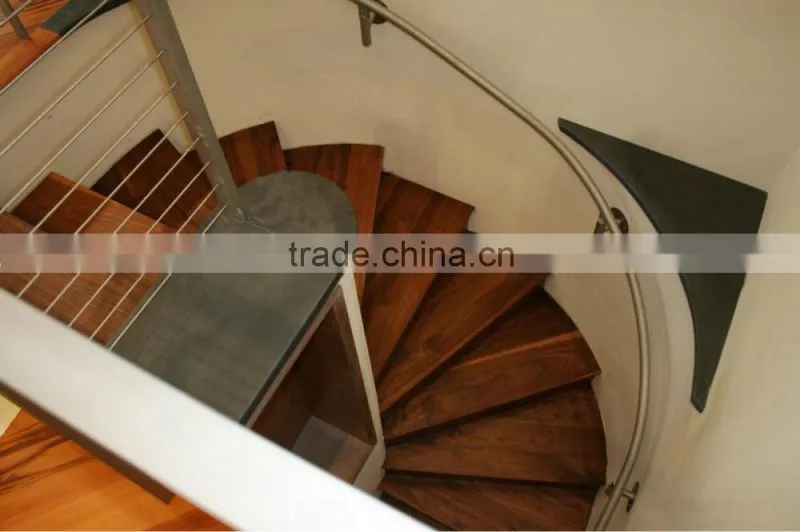 American walnut wood stair tread covers
