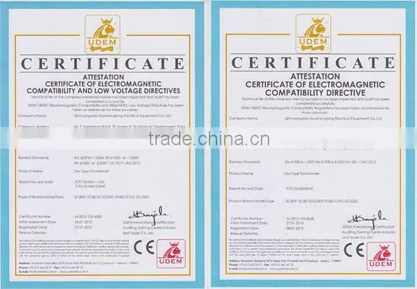 10KV sealed type amorphous core oil transformer three phase