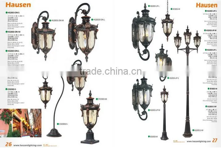 European classic design landscape outdoor wall lamp