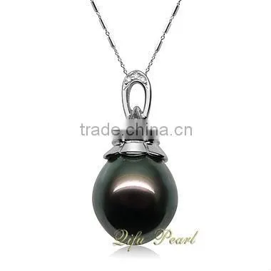 Factory wholesale directly unique pyramid designs 925 sterling silver pendent tahitian pearl pendant