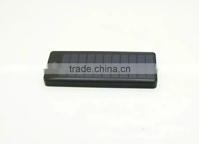 Dual USB Ports 15000mah Solar Panel Charger Power Pack Power Bank For iPhone Samsung Cell Phone Tablet MP4 Camera