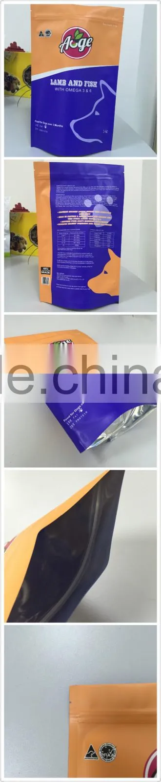 Nice Pint Moisture Proof Doy Pet Food Packaging for 1KG Feed