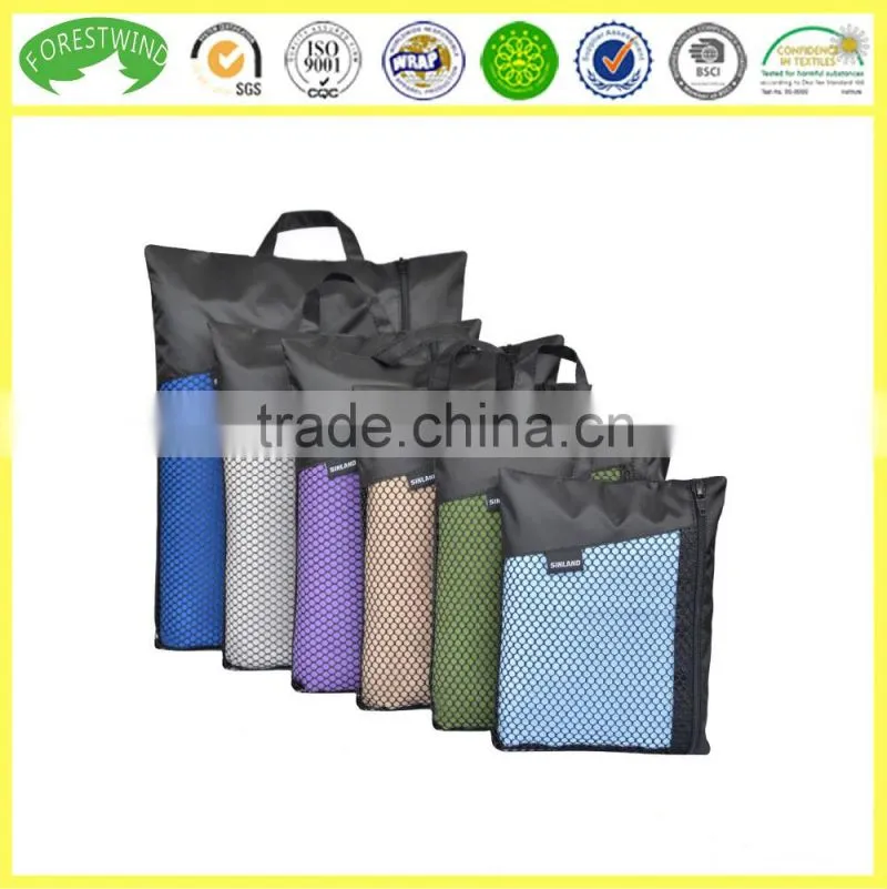 high quality and soft touch microfiber sport towel