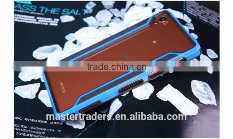 NILLKIN Armor Border series ultra thin and light TPU + PC bumper frame for Sony Xperia Z3 L55 MT-2744