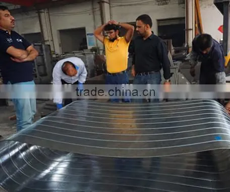 Hydraulic oval duct forming machine