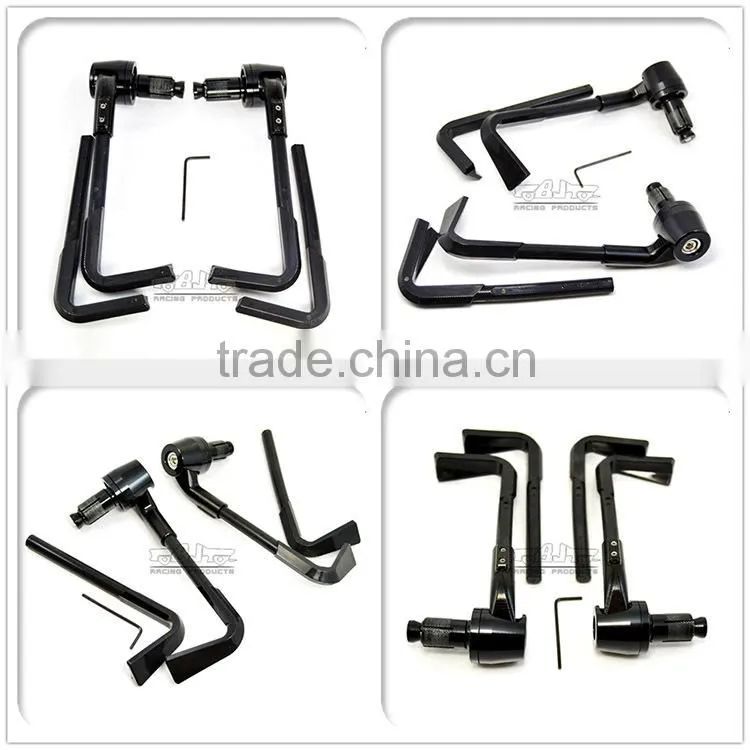 BJ-LG-003 Universal 7/8" 22mm CNC Motorcycle Bent Brake Clutch Lever Guard