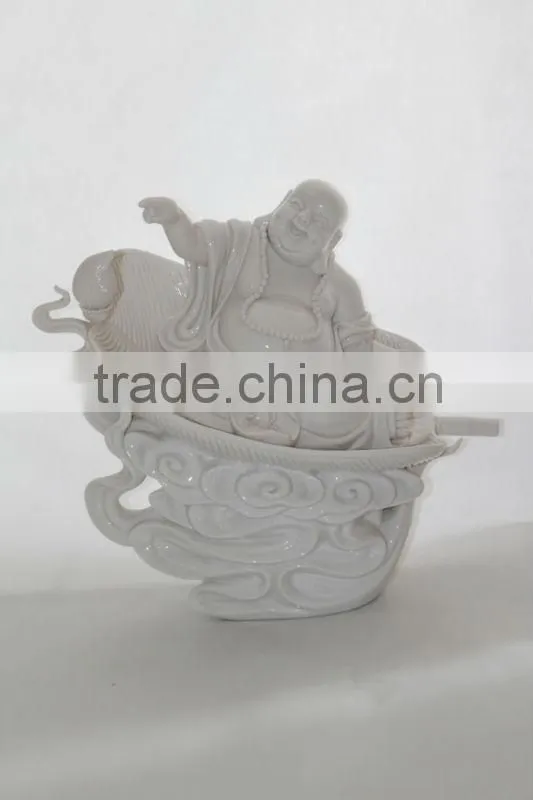 glazed buddha statue