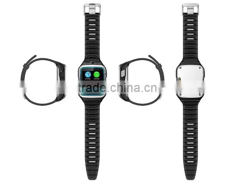 3G WCDMA Android V5.1 Smart Watch Phone Wifi Bluetooth Smartwatch GPS Sport Wristwatch 1.54" PWM Screen HD 2.0M Camera