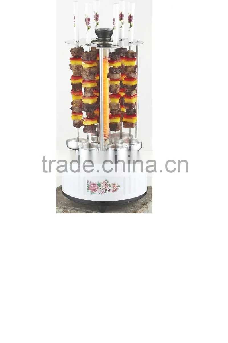 New Portable BBQ Grill Automatic Rotating Electric Barbecue Machine