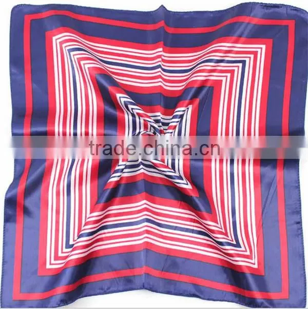 latest design uniform silk neck scarf for ladies