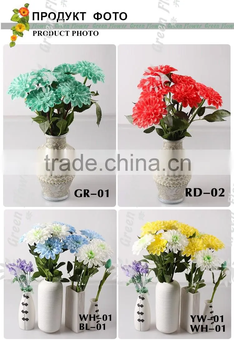 greenflower 2016 Barberton daisy Real Touch Chinese herbaceous peony Wedding decrations flowers