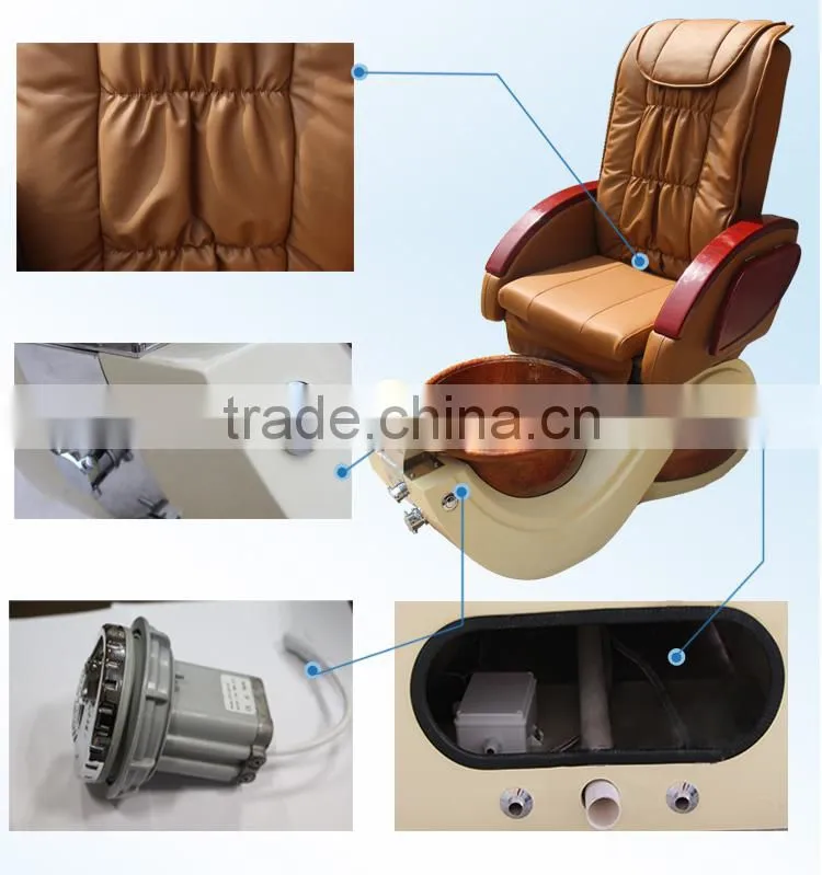 2016 amazon beauty product glass bowl pedicure spa massage chair