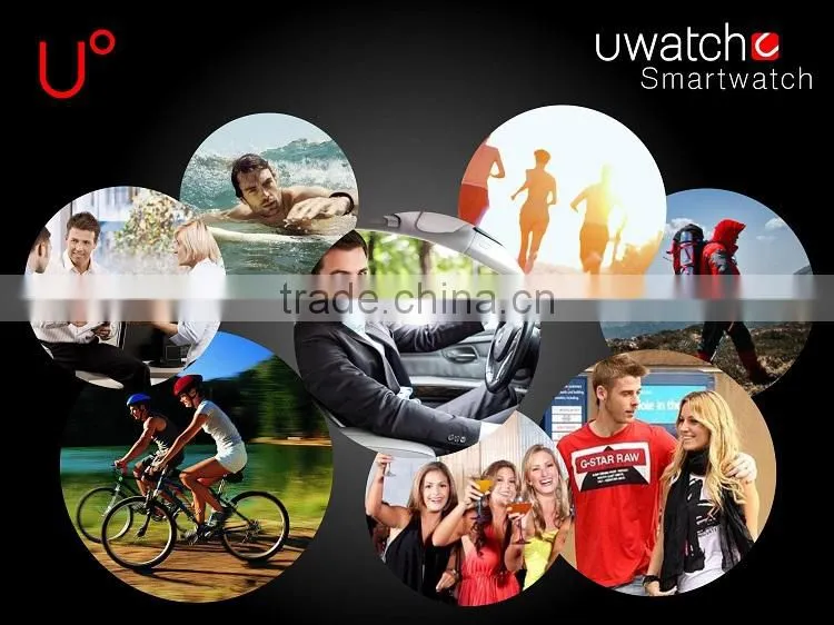 Cheap wrist watch with MP3 player compatiable with smartphone U0 smart watch