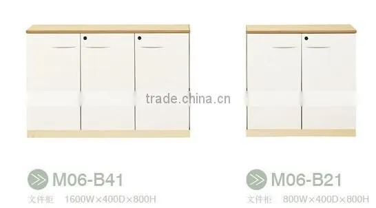 White sectional low cabinet for office use/household