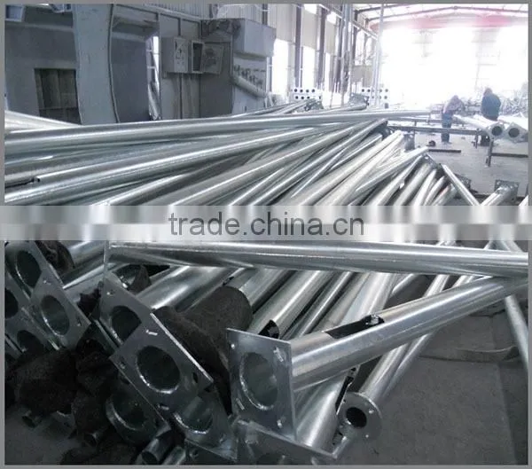 Outdoor garden application steel pole camera mounting system high quality steel monitor pole