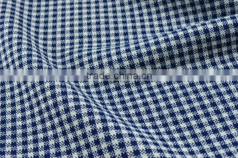 Polyester Viscose Tencel elastic yarn dyed knitted fabric