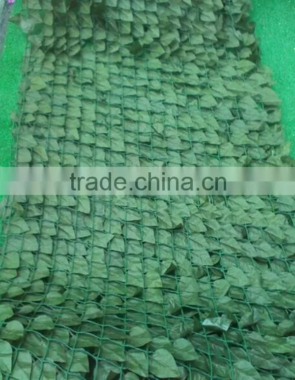 100X300cm Outdoor decorative peach leaves fence garden plastic fence