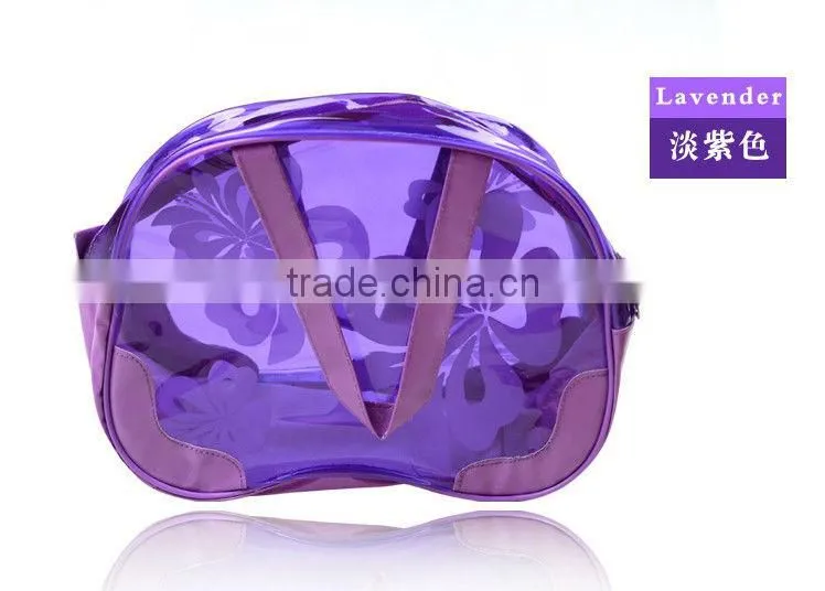 high quality clear pvc wash bag