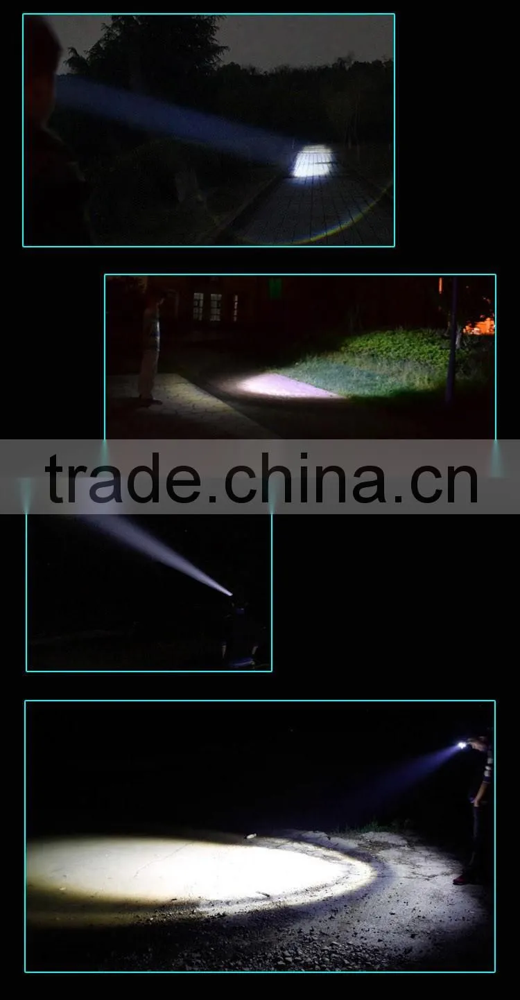 Passerby GD82 outdoor easy take zoom aluminum 18650 rechargeable R2 LED head lamp for hunting