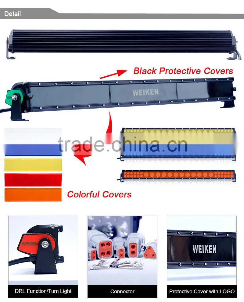 Cre e 12v 132W Led Light Bar 20inch 3w 10w Mixed Led Light Bars for Offroad Trucks