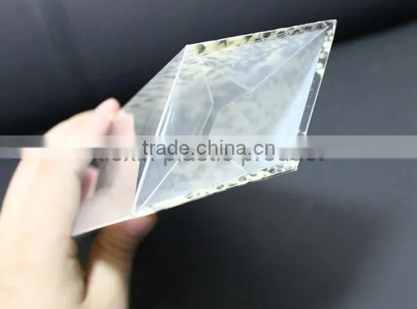 new custom clear pvc gift boxes for towels