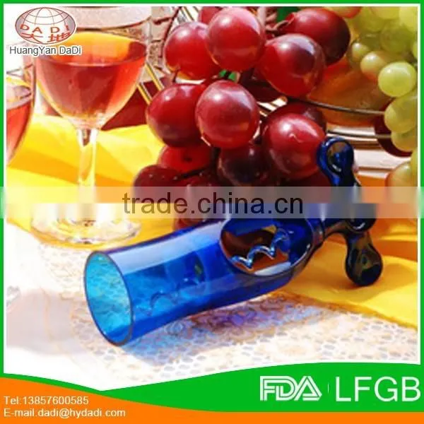High quality blue / red wall mount bottle opener , custom iron wine bottle opener