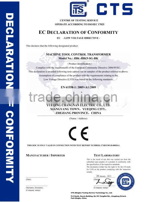 Three-phase step dow & step up control isolation transformer380V to 220V SBK(SG)-2500VA machine tool control transformer