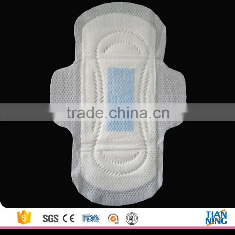 best price cotton material absorption sanitary napkins with variou sizes