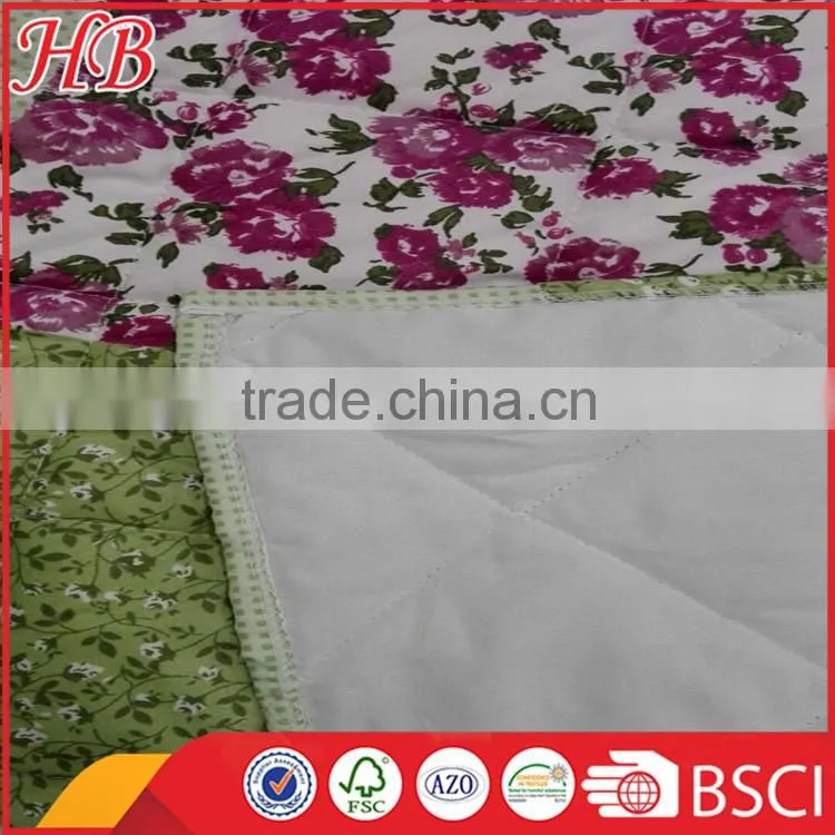 2016 Fashion Design 100% polyester High Quality service Strict Inspection Different Style colorful patchwork quilt