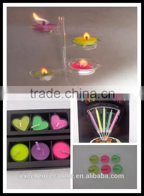 birthday flame candles colorful