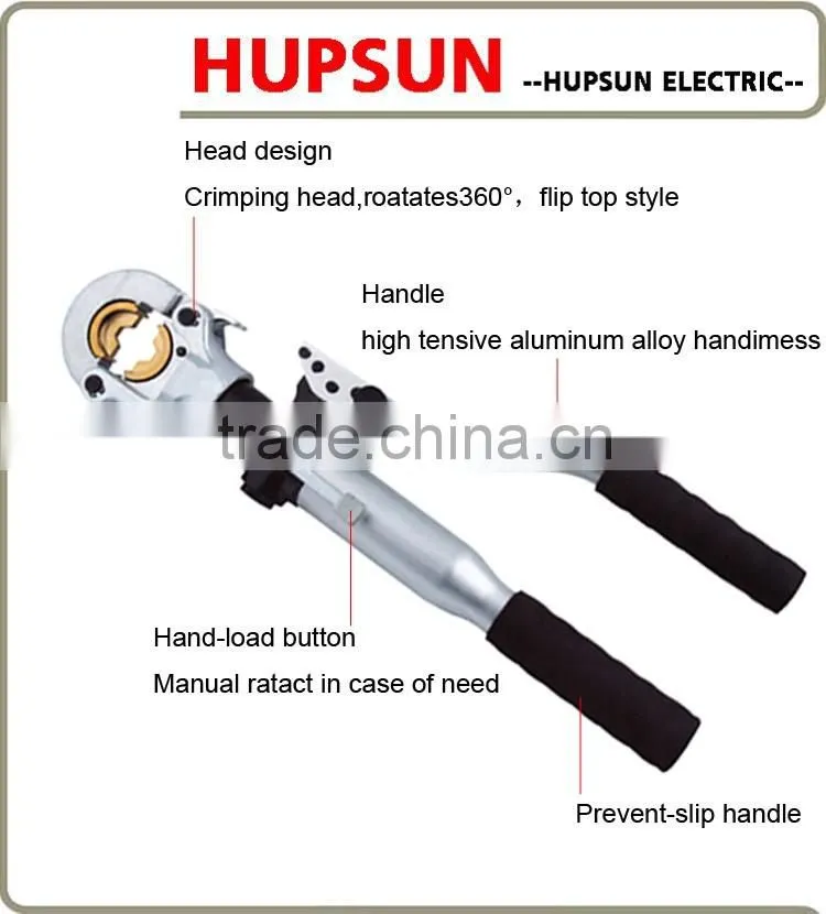 Competitive price hydraulic crimping 16-300mm2 crimping hand tools