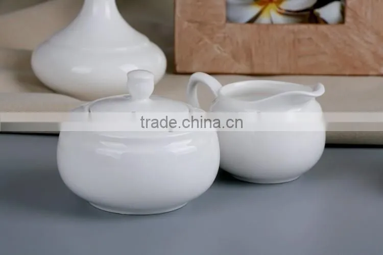 plain fine China ceramic coffee creamer