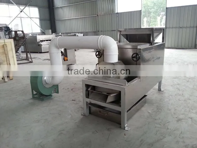 coffee beans production line,60kg capacity rotary drum electric/gas nut roaster,coffee bean flour mill machine
