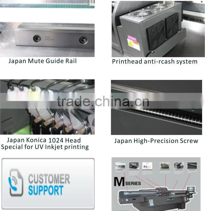 Docan fast speed 1440 dpi 8 color UV Flatbed Printer Price / Inkjet Printer