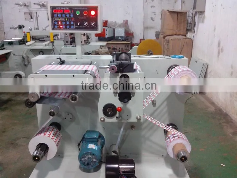 CE approved label sticker slitting machine for price label