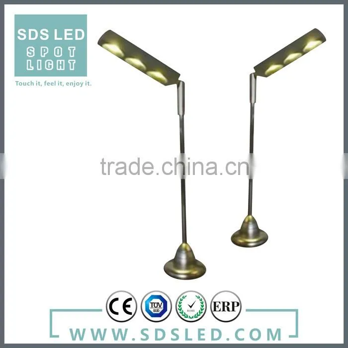 LED spotlightLED jewelry cabinet led light brass aluminum 3W jewelry showcases display LED showcase Light