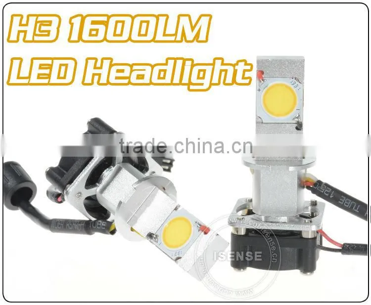 Hot car h3 led headlight bulbs 3200lm new arrival car accessory