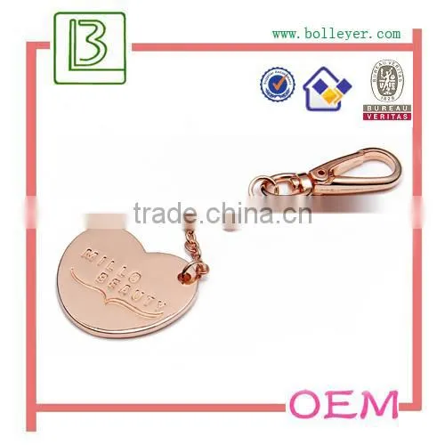 custom Metal jewelry hanging tag