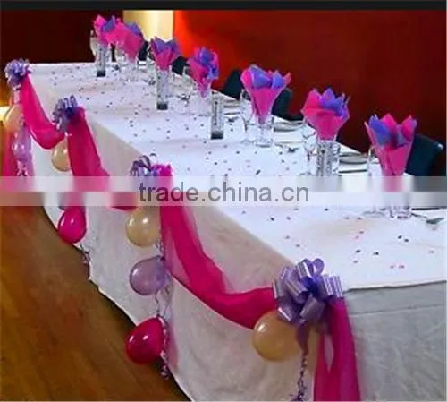 2014 The Latest High Quality Snow Organza For Festival Decoration