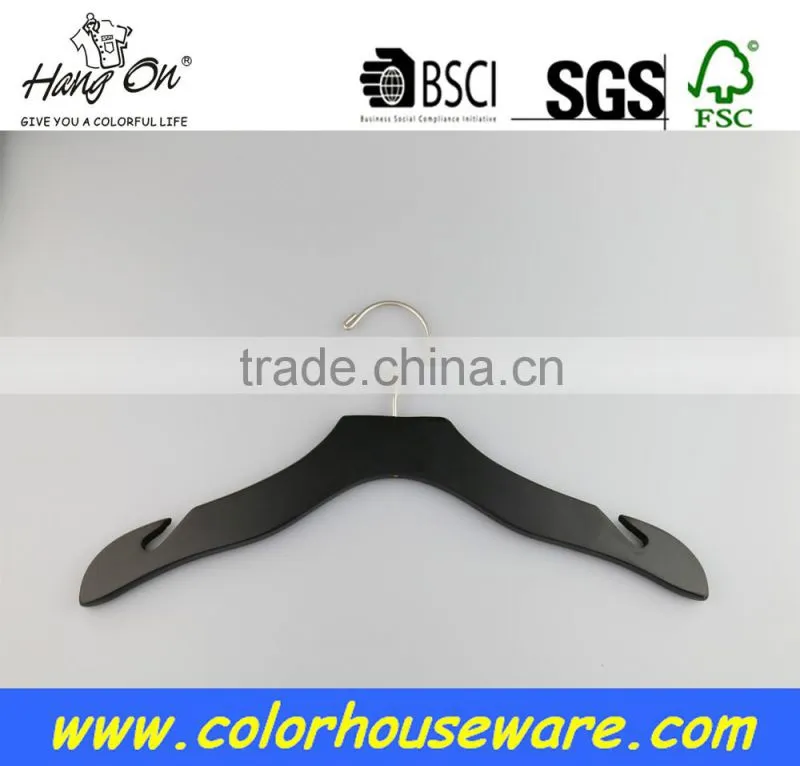 Anti-Slip wooden hanger for coat