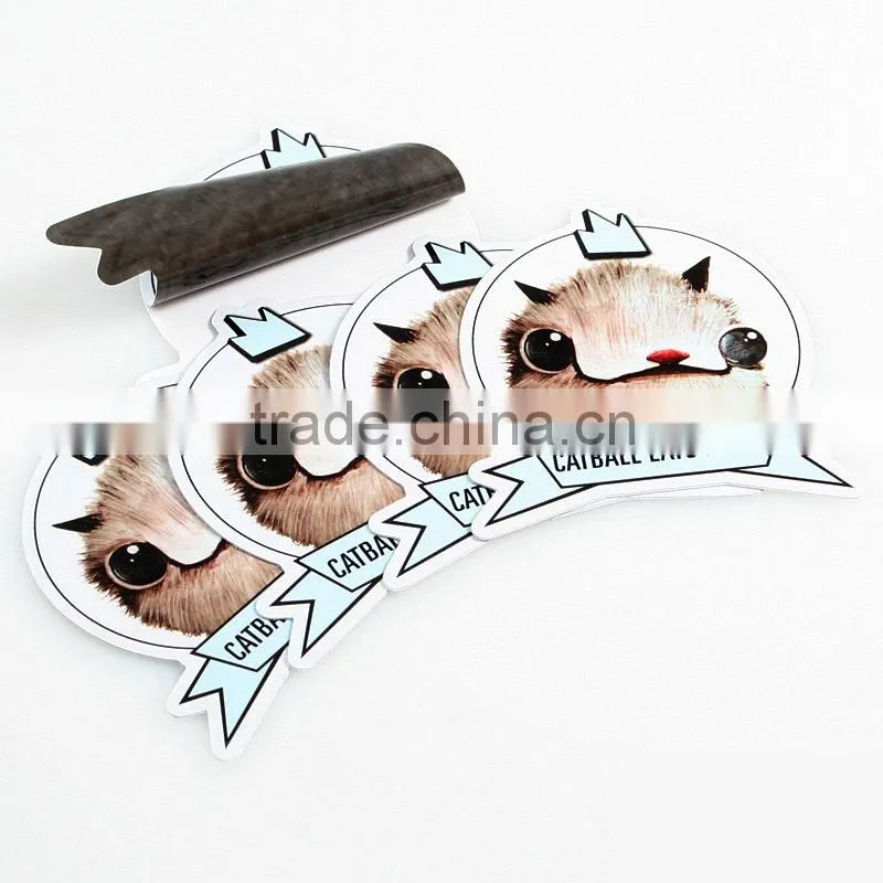 Hot selling Customized high quality games die cut stickers and cute cartoon stickers,UV Resistant bumper sticker car ---DH20372